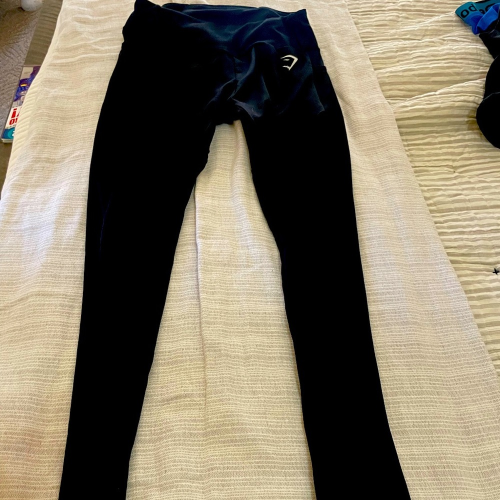 Gymshark legging with mesh design on back of leg